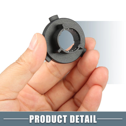 X Autohaux 2pcs Auto H7 LED Headlight Bulb Holder Adapter Socket Base Holders Clip for Kia K3/4/5 for Hyundai Car Accessories
