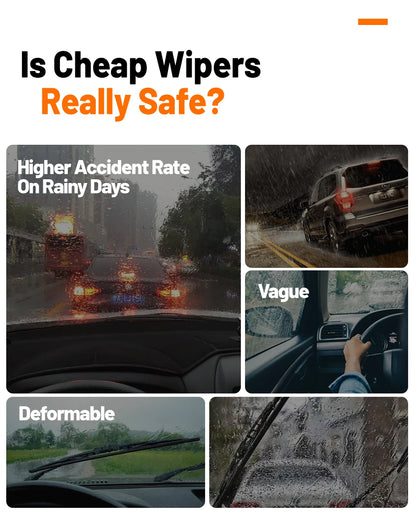 Wiper Front Wiper Blades For Toyota C-HR / CHR 2016-2023 2017 2018 2019 2020 2021 2022 Windshield Windscreen Front Window 26"16"