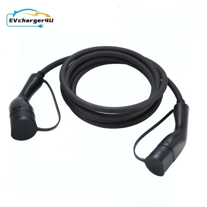 EVcharger4U Type 2 to Type2 EV Charging Cable 1Phase/3Phase 16A/32A 3.5KW/7KW/11KW 3M Charger Cables For Electric Vehicle