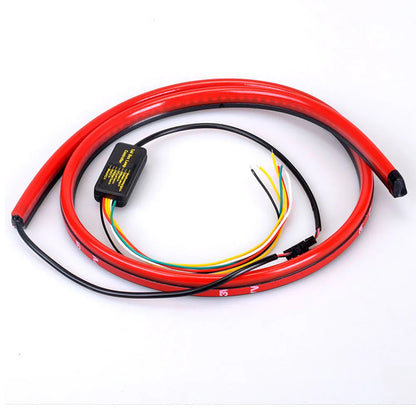 Automotive LED High Mounted Brake Light Warning Light Strip With Flow Light Steering Brake Multiple Functions Brake light
