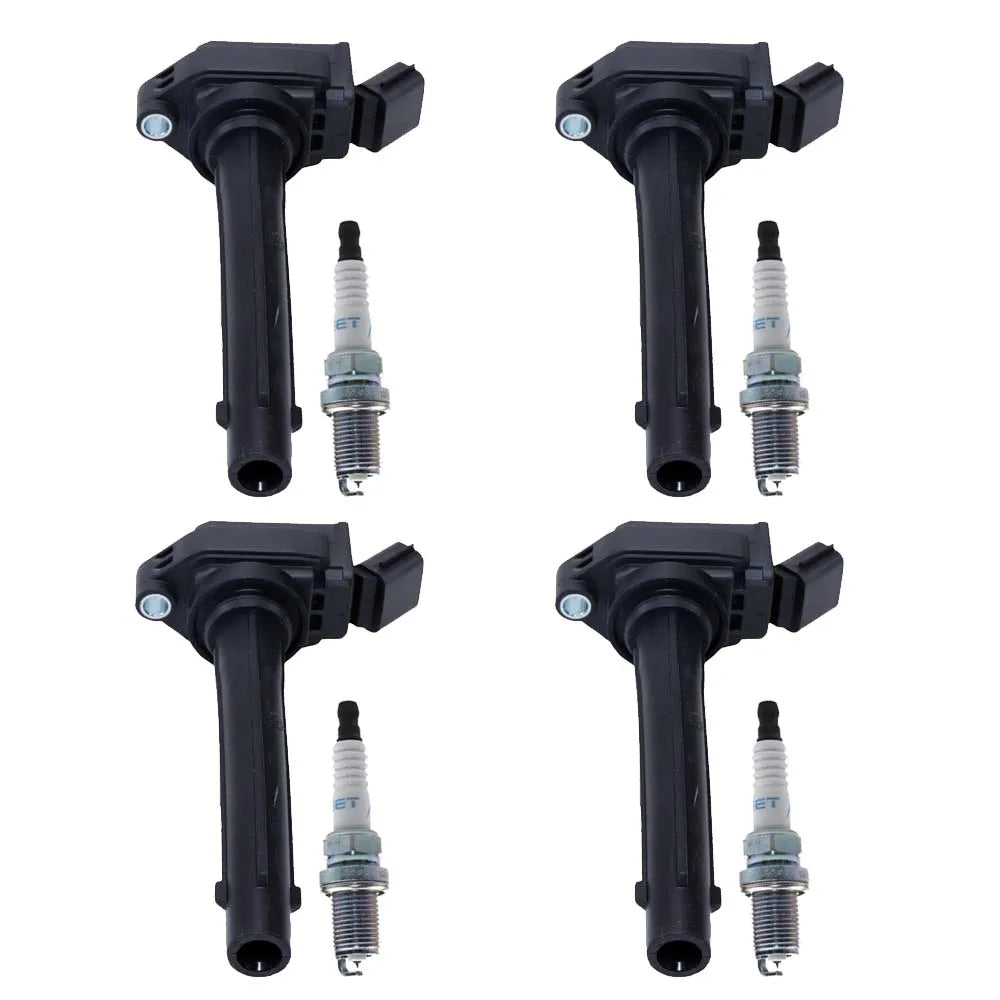 4pcs Ignition Coil&Spark Plug For GEELY EMGRAND GT X7 2.4L 2014 2015 2016 2017 2018 2019 BORUI ATLAS 2.0L Sapre Parts F01R00A072