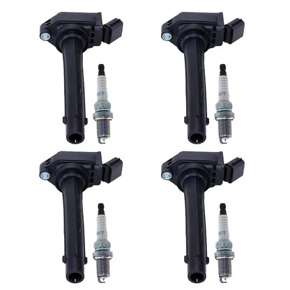 4pcs Ignition Coil&Spark Plug For GEELY EMGRAND GT X7 2.4L 2014 2015 2016 2017 2018 2019 BORUI ATLAS 2.0L Sapre Parts F01R00A072