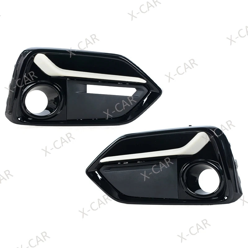 For Honda Civic Hatchback 2020 2021 Front Rear Bumper Fog Light Foglamp Trim Cover Frame Shell Lid Bezel