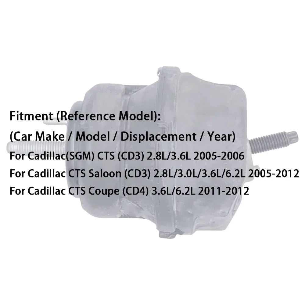 For Cadillac CTS Coupe CD3 CD4 Engine Mount 22783392 2.8L 3.0L 3.6L 6.2L 2005-2012 Bracket Support Accessories