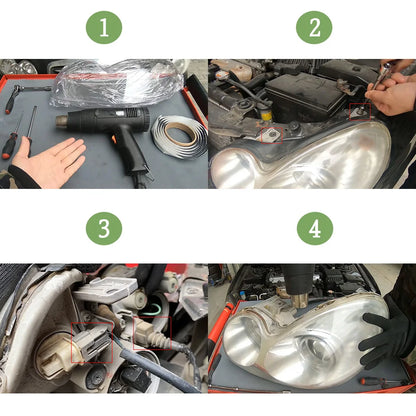 For Hyundai Tucson (Overseas Version) 2019 2020 Transparent Lampshade Headlamp Cover Lamp Shade Headlight Shell Lens Plexiglass