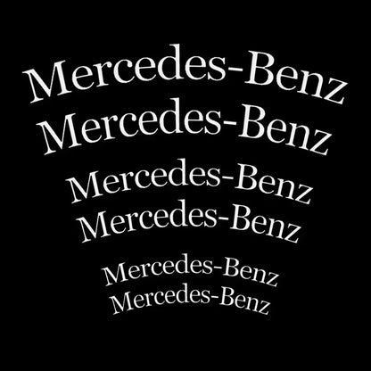 Car Brake Caliper Sticker Decal for Mercedes Benz W166 W212 W213 W246 W176 W177 W205 C180 C63 W167 A B C E Class GLE Decoration