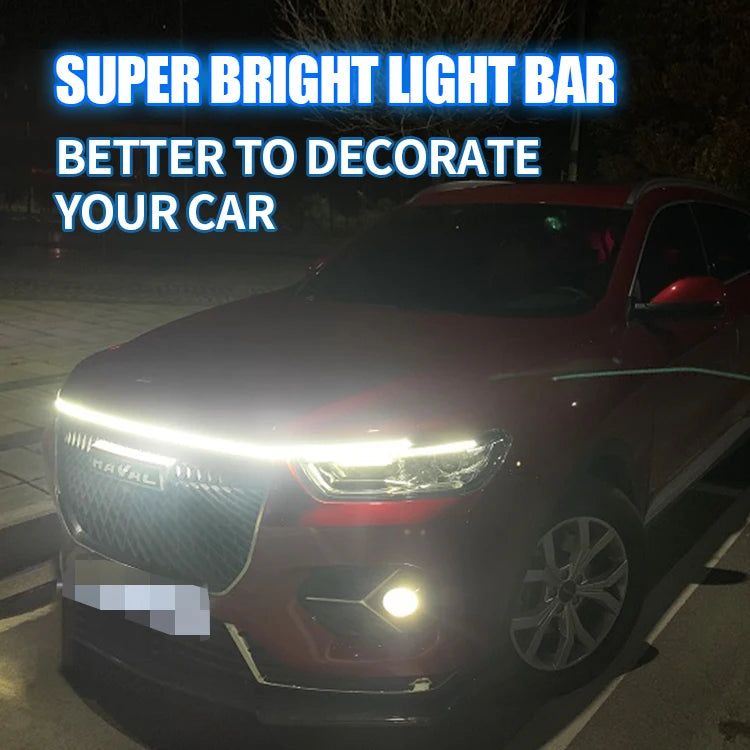 OKEEN Led Car Hood Lights Strip Universal Auto Decorative Atmosphere Lamps Ambient Lights For Car Daytime Running Lights DRL 12V