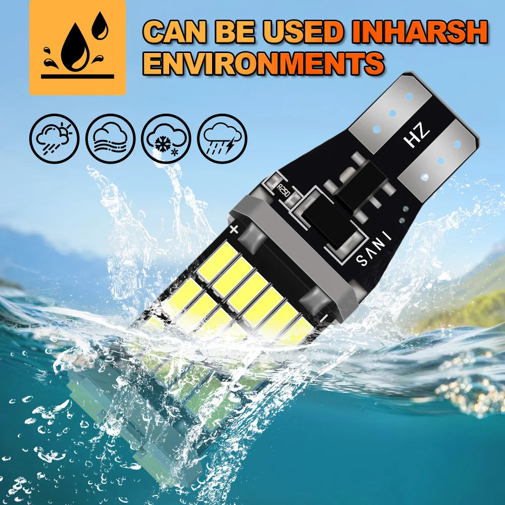 2pcs LED Reverse Light For Dodge Durango Accessories 1998-2009 2000 2001 2002 2003 2004 2005 2006 2007 2008 Backup Canbus Lamp
