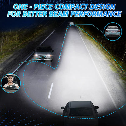 2PCS 9005 9006 LED Car Headlights Led H11 HB3 HB4 30000LM 6000K White Plug and Play Light Bulb Headlight Replacement Accessories