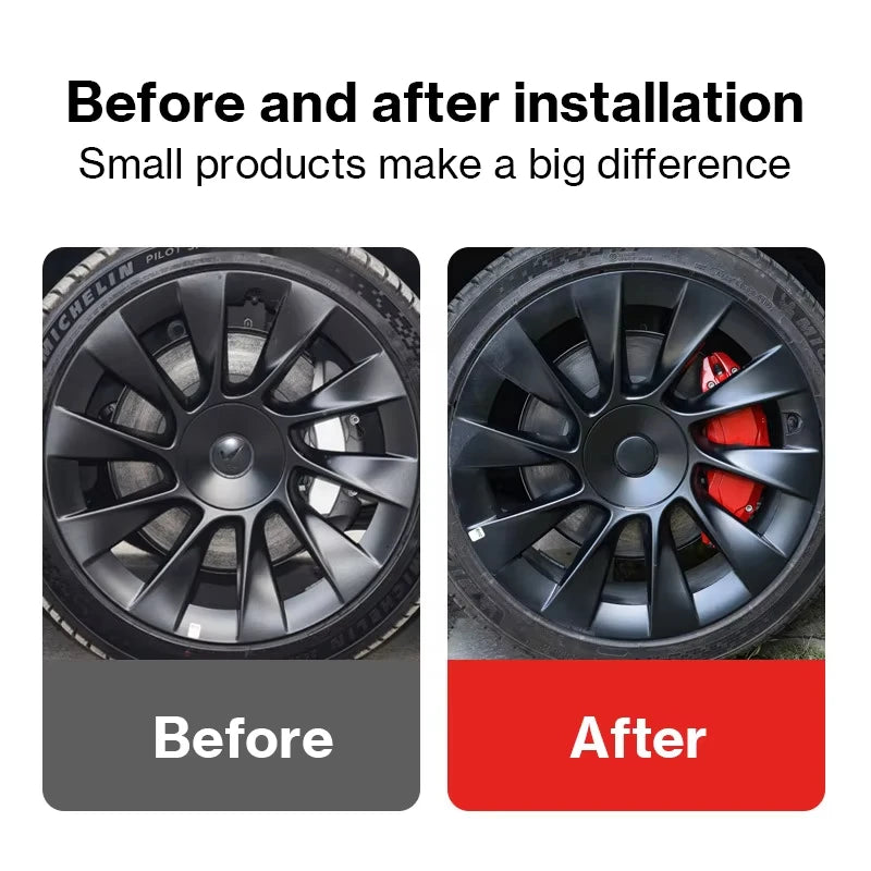 Aluminum Alloy Caliper Covers For New Tesla Model Y Juniper 2025 Brake Caliper Covers Model 3 Highland 2024-2025 Car Accessories