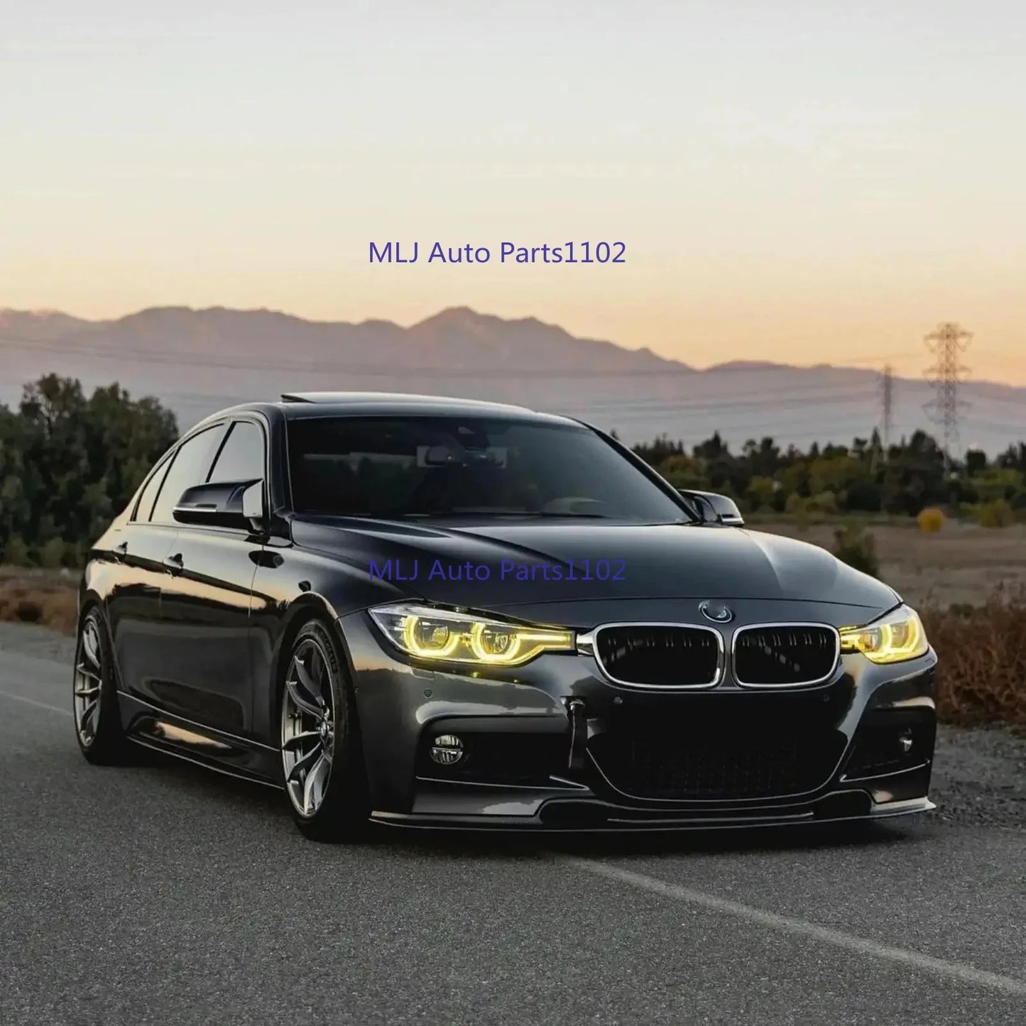 Yellow DRL for 3 Series F30 F31 F34 facelift 2016-2019 Angel Eye LED Headlight Daytime Light LED Board