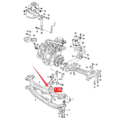 For VW PASSAT JETTA GOLF CORRADO SEAT TOLEDO Engine Mount 357199279B 1.8 2.0 1990-1997 Bracket Support Accessories