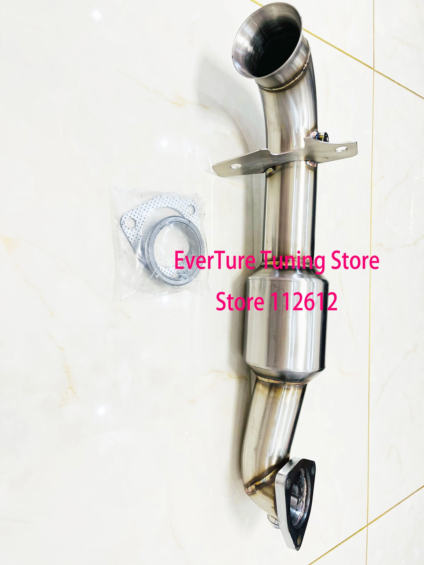 Catalyst Downpipe For Mini Cooper R55 R56 R57 R58 R59 R60 turbo exhaust pipe With 200cell Catalyst 2.5'' OD pipe