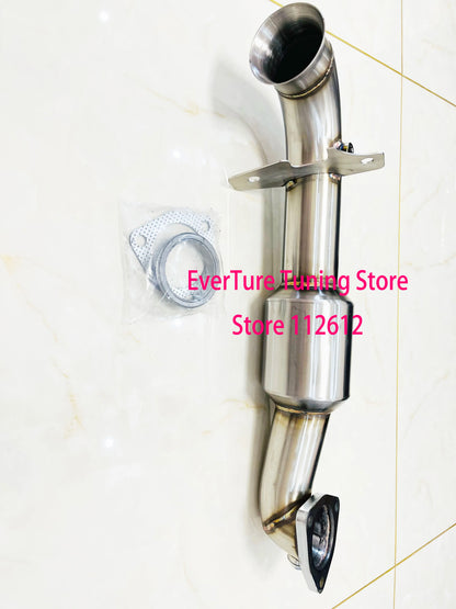 Catalyst Downpipe For Mini Cooper R55 R56 R57 R58 R59 R60 turbo exhaust pipe With 200cell Catalyst 2.5'' OD pipe
