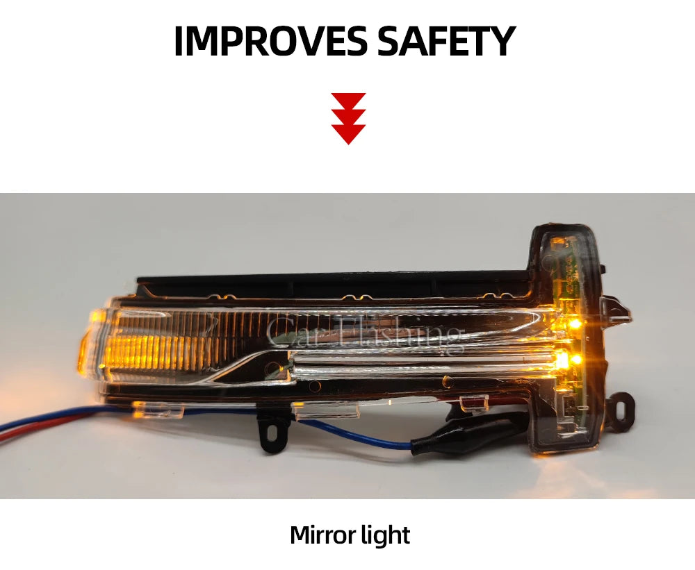 Car Rearview Mirror Turn Light Repeater Light For Volvo XC60 2013 2014 2015 2016 2017 Indicator Lamp