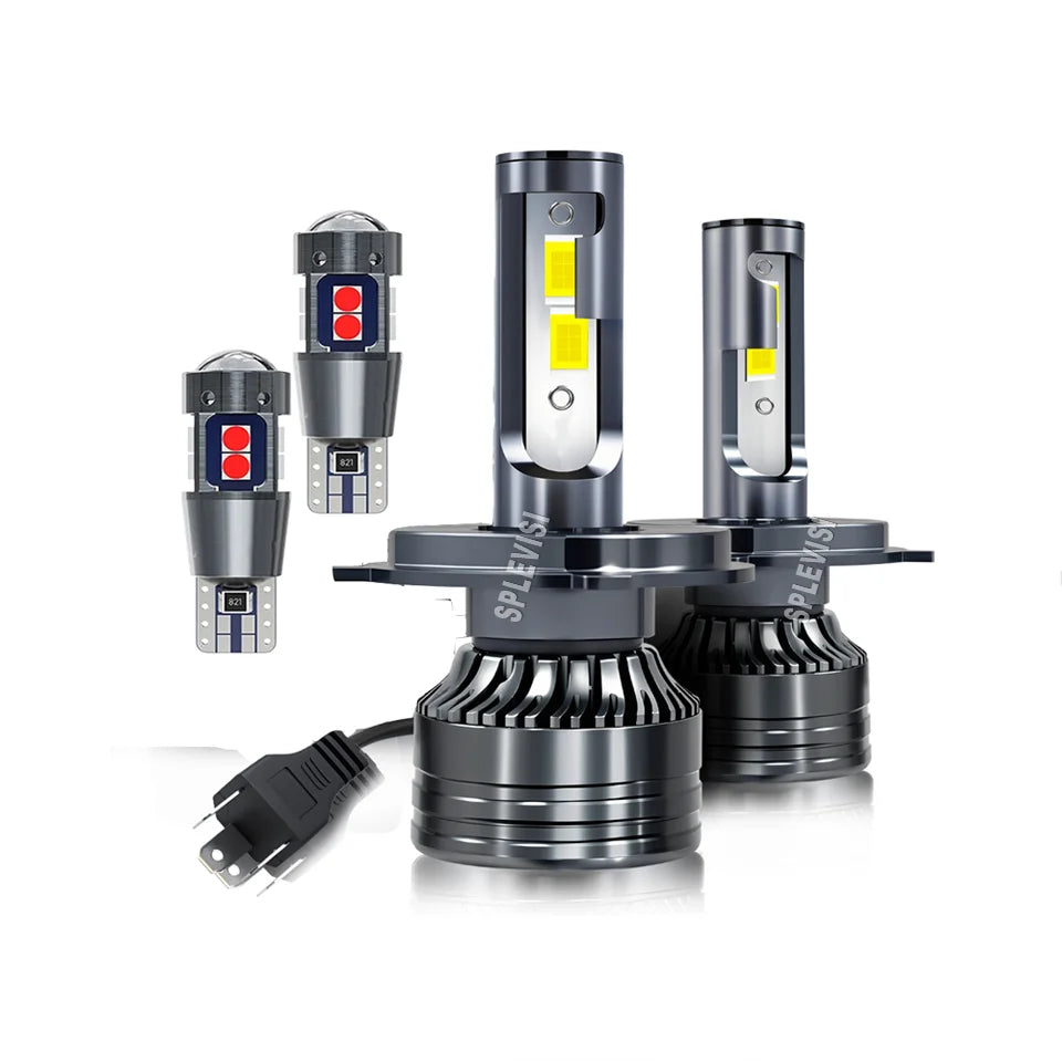 LED H4 9003 Car Headlight Bulbs Triple Copper Pipes Cooling Tech For Suzuki Grand Vitara 1999 2000 2001 2002 2003 2004 2005