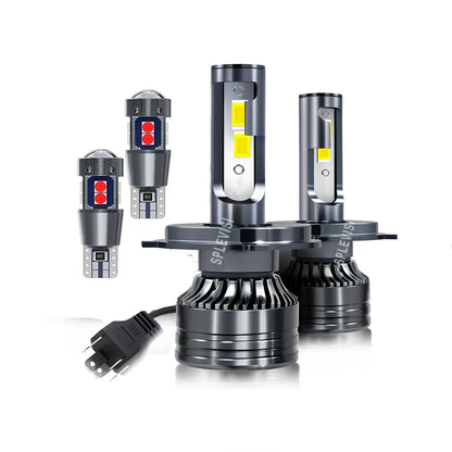 LED H4 9003 Car Headlight Bulbs Triple Copper Pipes Cooling Tech For Suzuki Grand Vitara 1999 2000 2001 2002 2003 2004 2005