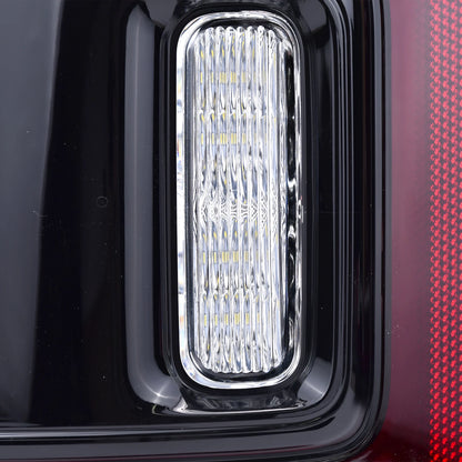 W/Blind Spot For Dodge Ram 2500 3500 2019 2020 2021 2022 2023 2024 LED Tail Lights Black Bezel 68548946AA
