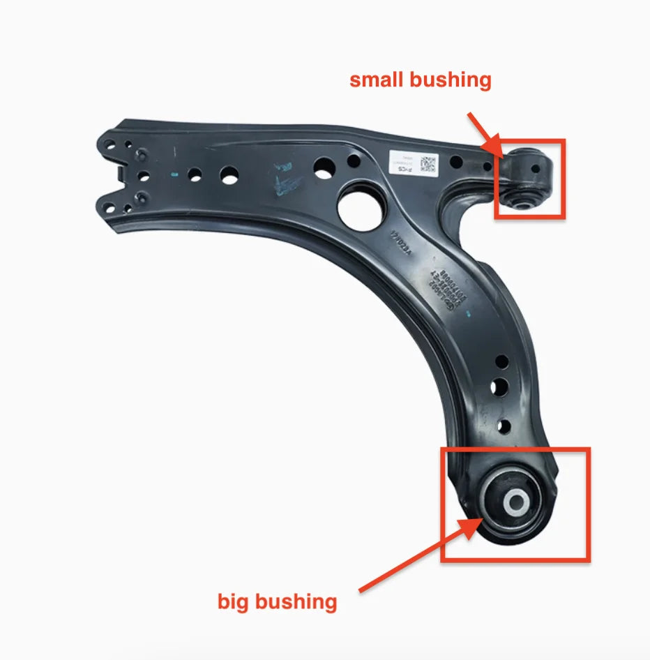 Control arm big bushing / small bushing for Faw Bestune T77 X40