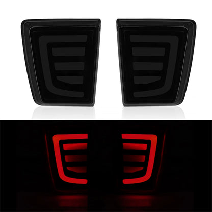 Car LED Rear Bumper Reflector For Mitsubishi Pajero Shogun V97 V98 V87 V93 V95 Montero 2007 - 2020 Tail Brake Turn Signal Light