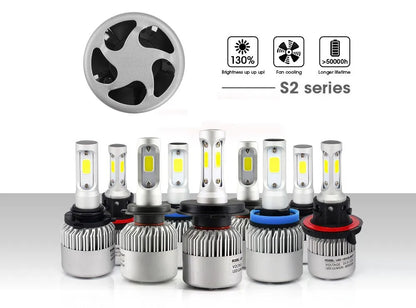 2pcs C6 car LEDs H4 H7 H1 H3 H8 H11 H10 H13 9004 HB3 9005 HB4 9004 HB1 9007 HB2 880 881 9012 bulbs car headlights