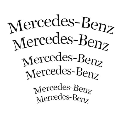 Car Brake Caliper Sticker Decal for Mercedes Benz W166 W212 W213 W246 W176 W177 W205 C180 C63 W167 A B C E Class GLE Decoration