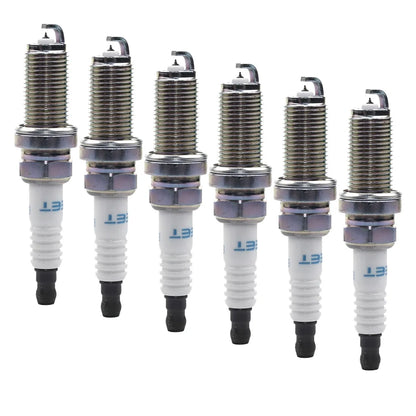6pcs Spark Plug For NISSAN PATROL Y62 Y61 4.0L 4.8L PATHFINDER R51 ALTIMA 3.5L 350Z Z33 INFINITI FX35 CITROEN C6 PEUGEOT 407 607