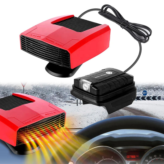 Voiture Heater Lithium Battery 14-21V Makita-Lithium Electric Heater Portable Heater avec feu USB Heating Heater Defrosting (livraison : 5 à 12 jours)