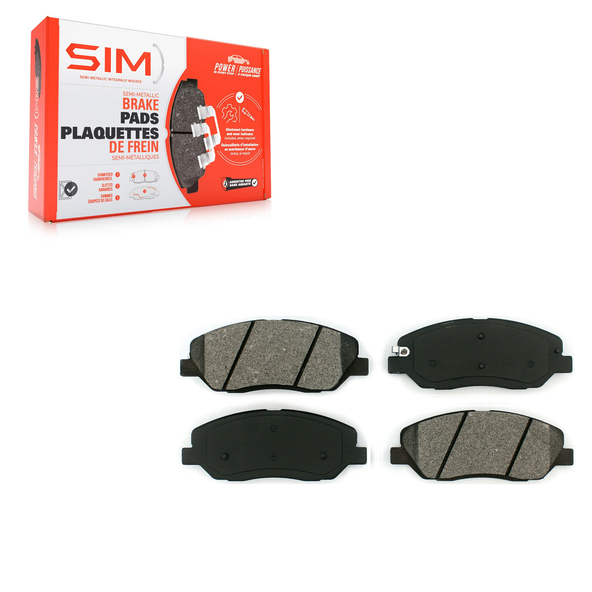 SIM SIM-1202 plaquette de frein avant