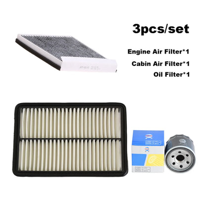 3pcs Filter Set For MAZDA CX-5 2.5L 2012-2024/ CX-50 (VA) 2.0 2022 2023/ MAZDA 3 BM  2.0L 2013-2019 Engine Air Oil Filter Kit