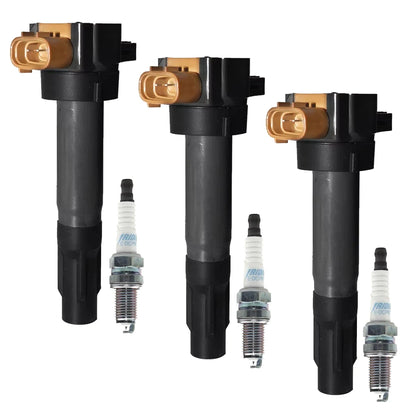 3pcs For Suzuki Alto Celerio Ignition Coils & Spark Plug K10 1.0L Engine Car Accessories 3340068K20 33400-68K20 3340085K20