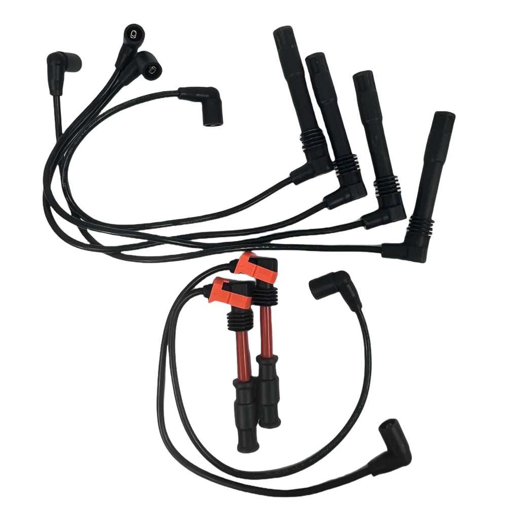 Ignition Cable Kit For Audi A6 C5 2.4L 2.8L A4 B5 VW Passat Skoda Superb Spark Plug Wire Set Accessories 078-905-113 078905113