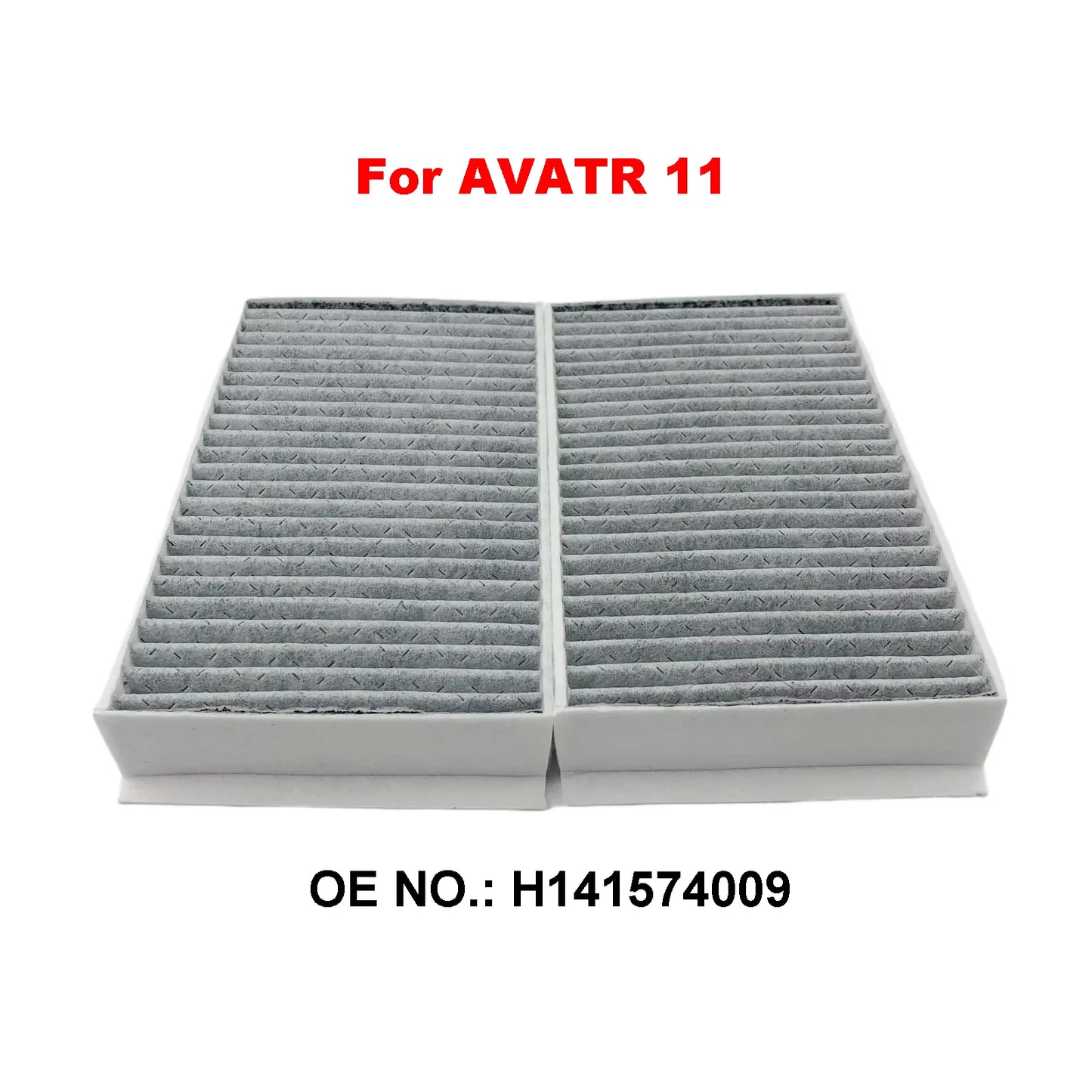 2pcs Air Conditioner Filter For Changan AVATR 11 12 EV 2023 2024 Cabin Interior Filter Car Spare Parts H141574009 EE81190300300