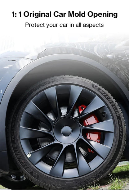 Aluminum Alloy Caliper Covers For New Tesla Model Y Juniper 2025 Brake Caliper Covers Model 3 Highland 2024-2025 Car Accessories