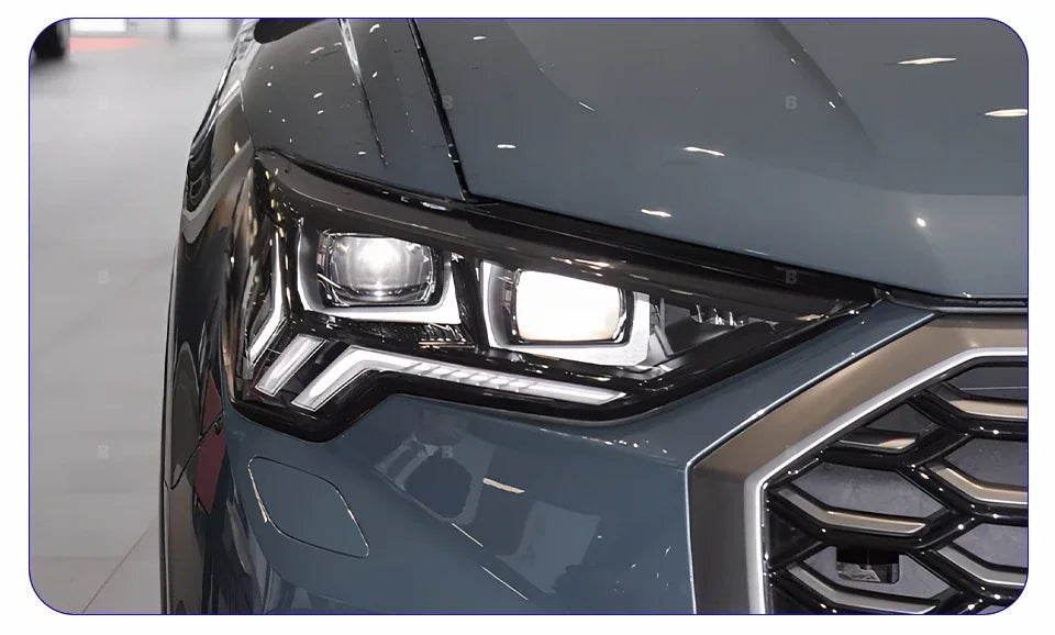 Auto Headlights Accessories For Audi Q3 2020-2023 Upgrade Matrix Projector Lens LED Car Head Lights Plug and Play Assembly