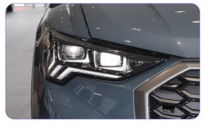 Auto Headlights Accessories For Audi Q3 2020-2023 Upgrade Matrix Projector Lens LED Car Head Lights Plug and Play Assembly