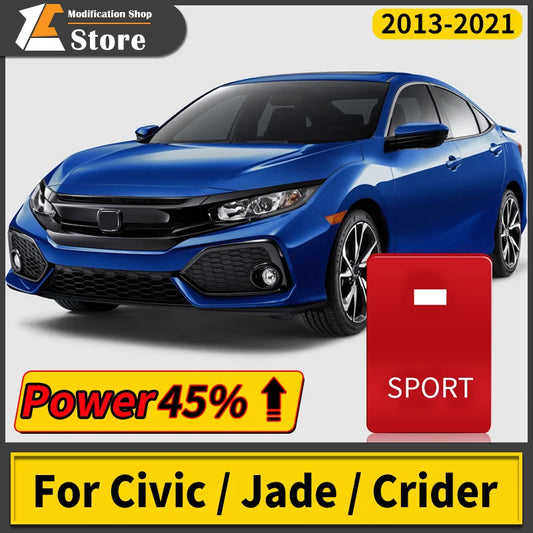 Throttle Accelerator pour Honda Civic CRIDER Sports Mode Acceleration module interrupteur Improves Performance (livraison : 5 à 12 jours)
