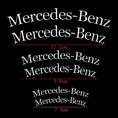 Car Brake Caliper Sticker Decal for Mercedes Benz W166 W212 W213 W246 W176 W177 W205 C180 C63 W167 A B C E Class GLE Decoration