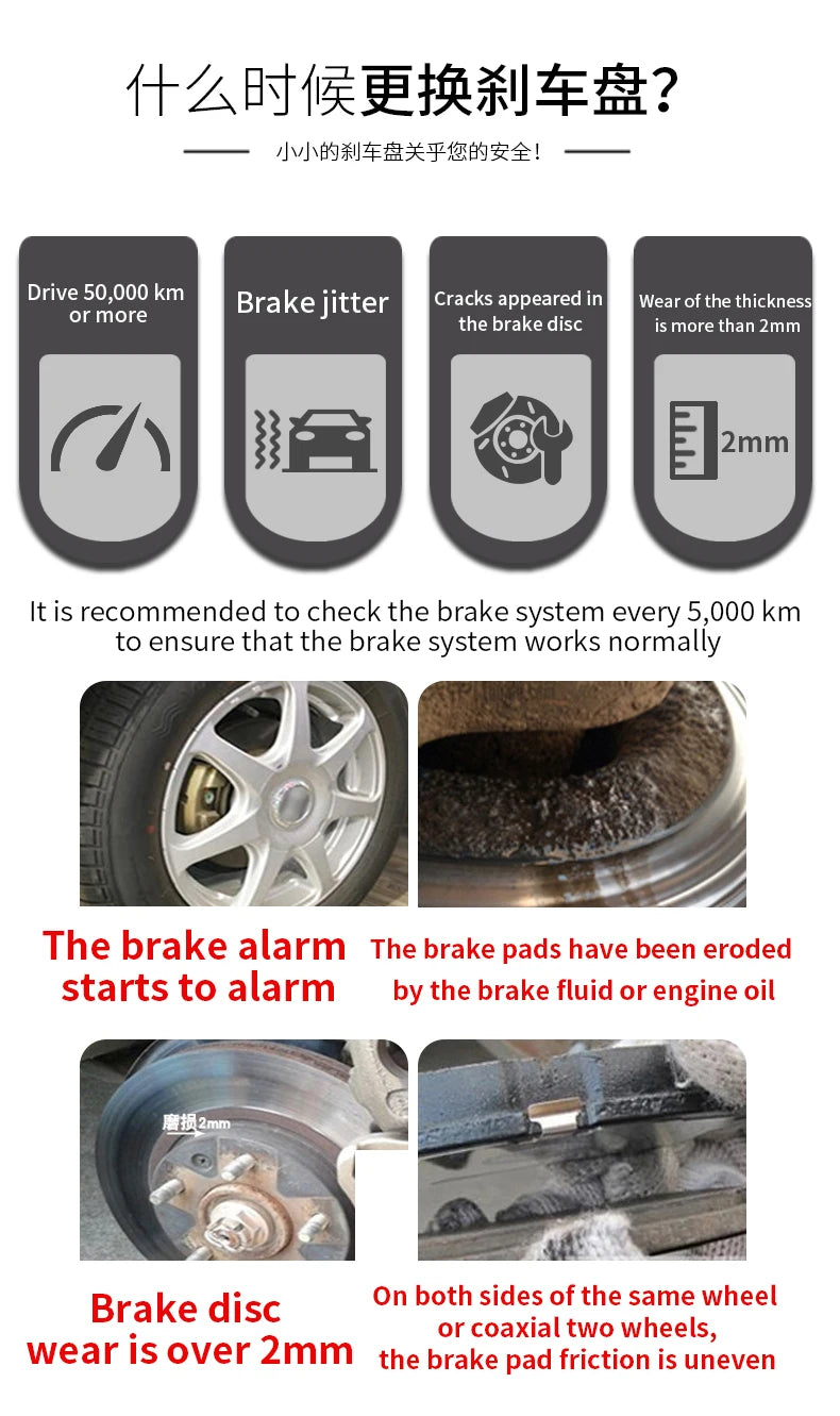 Noiseless Resolve brake shaking Car Brake Discs For Honda Concerto Crider Crossroad Crosstour CR-V CR-X Del Sol CR-Z e:NP1 e:NS1