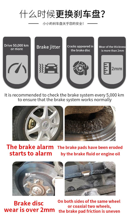 Noiseless Resolve brake shaking Car Brake Discs For Honda Concerto Crider Crossroad Crosstour CR-V CR-X Del Sol CR-Z e:NP1 e:NS1