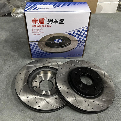 High-quality Car brake discs Automotive brake rotors For Ford Customline De Luxe Econovan EcoSport Edge Escape Hybrid E-Series