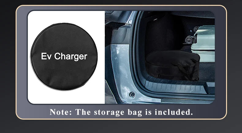 Teschev Level 2 EV Charger GBT Standard 10A/16A/20A/24A/32A 1P 7KW Wallbox Cable 5m For Electric Vehicle China Cars