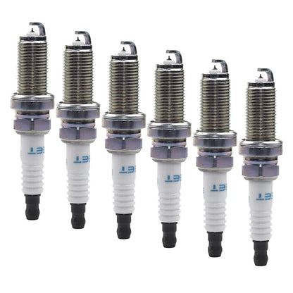 6pcs Spark Plug For NISSAN PATROL Y62 Y61 4.0L 4.8L PATHFINDER R51 ALTIMA 3.5L 350Z Z33 INFINITI FX35 CITROEN C6 PEUGEOT 407 607