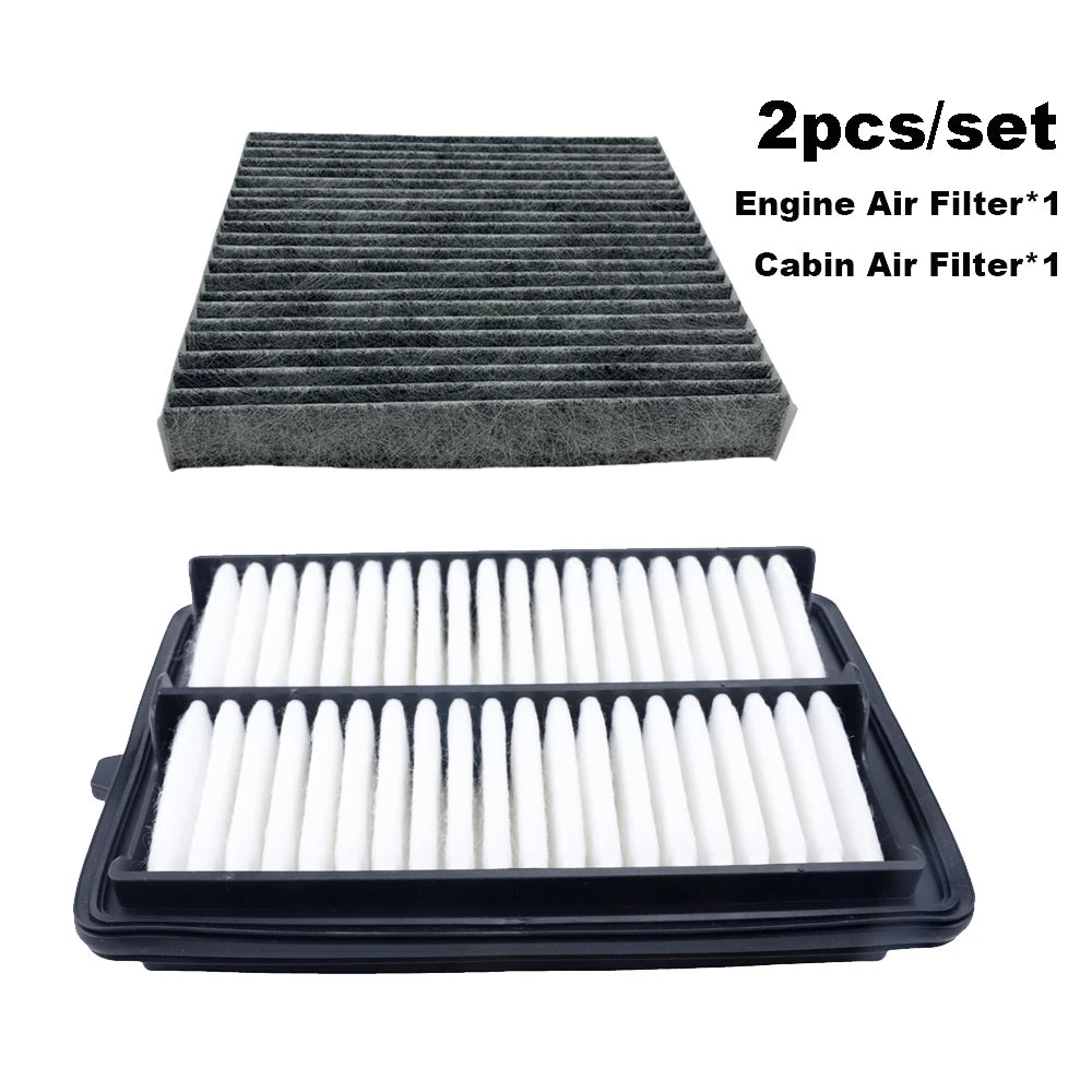 For Suzuki Vitara LY 2019 1.0L SX4 S-CROSS JY 2016-2020 K10C AC Air Conditioner Cabin Engine Air Filter 95850-61M00 13780-50R00