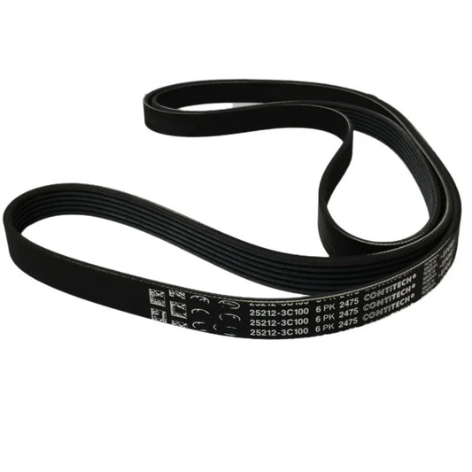 Brand New V-Ribbed Belt 252123C100 Fan Belt 252123C111 for Hyundai Veracruz Genesis Santa Fe Waiting for more Models