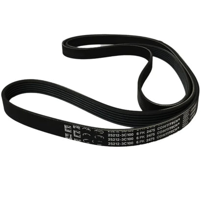 Brand New V-Ribbed Belt 252123C100 Fan Belt 252123C111 for Hyundai Veracruz Genesis Santa Fe Waiting for more Models