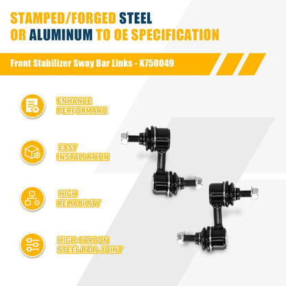 Svenubee 2pcs Front Suspension Kit Stabilizer Sway Bar Links for SUBARU FORESTER IMPREZA LEGACY OUTBACK 2002 2003 2004 2005-2017