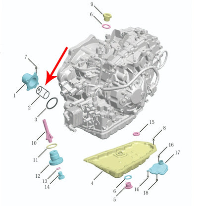 Filtro Aceite Transmisión Geely Emgrand/Chery Tiggo