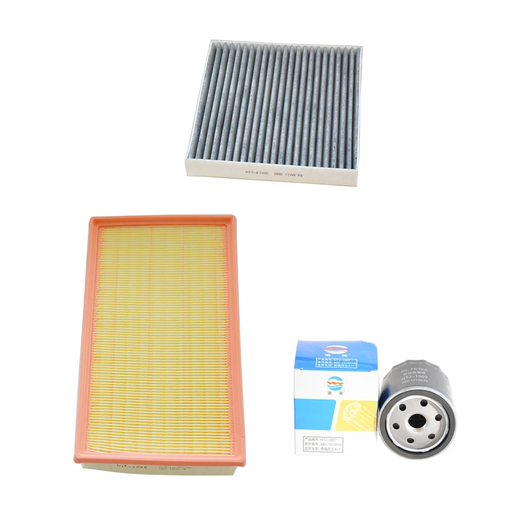 3pcs Filter Set for JETOUR Dashing 1.6T/ X70/X90 PLUS PRO 2.0T 2023 2024 Parts Enigne AC Air Oil Filter F081109111HD Accessories