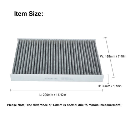 Cabin Air Filter For IVECO Daily VI 2014 3.0L-Natural Gas Eurovan 2020 2.0TDI-Diesel 3.0T MAXUS H70 H90 AC Accessories 22001800
